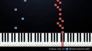 RUSH E - Sheet Music Boss (SLOW EASY PIANO TUTORIAL)