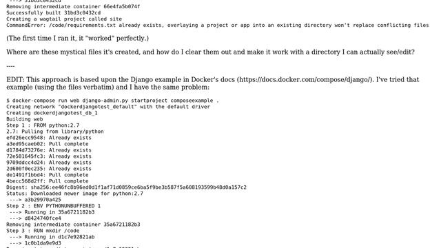 How do I get Docker to write into a local directory? смотреть онлайн
