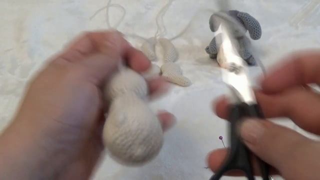 Вяжем пасхального кролика. часть 8. Crochet Pattern: easter rabbit. (оформление ч. 1: утяжки) смотреть онлайн