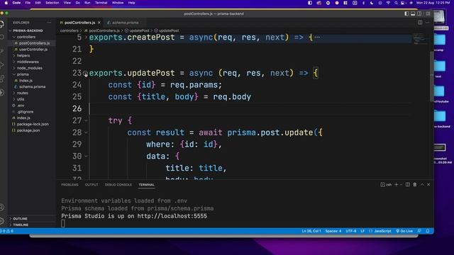 Learn backend development with prisma and mongodb | part 3 смотреть онлайн
