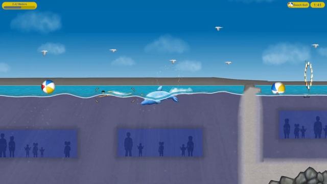 Чудо-юдо рыба-кит в игре Tasty Blue часть 3 смотреть онлайн