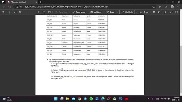 Question Set 6 | Database Management System | Java Institute смотреть онлайн