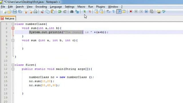 Learn Java in Hindi 17 Method Overloading dil se indian смотреть онлайн