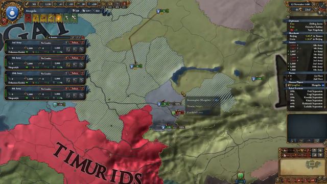 EU4 The Cossacks Mongolia - The Dutch Genghis Khan [11] смотреть онлайн
