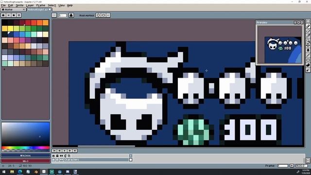 Hollow Knight BUT Pixel Art (Timelapse + Commentary) смотреть онлайн