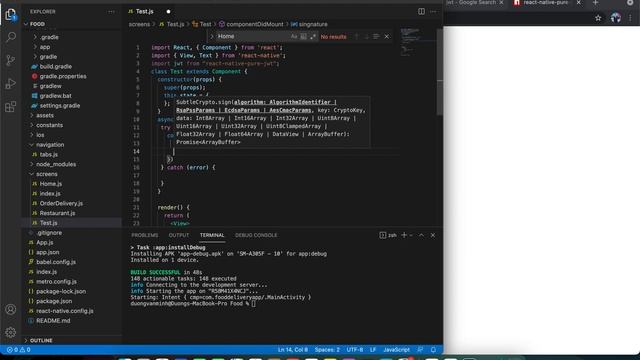 How to create jwt in react native use react-native-pure-jwt смотреть онлайн