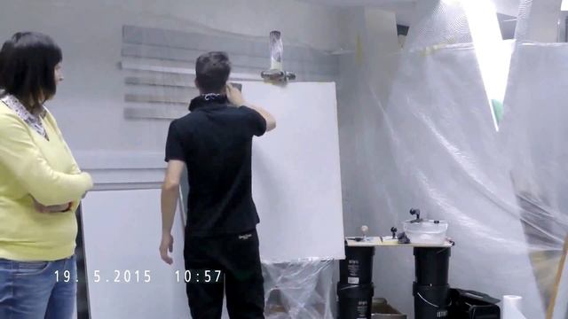 Мастер класс,нанесение декоративной штукатурки New Walls смотреть онлайн