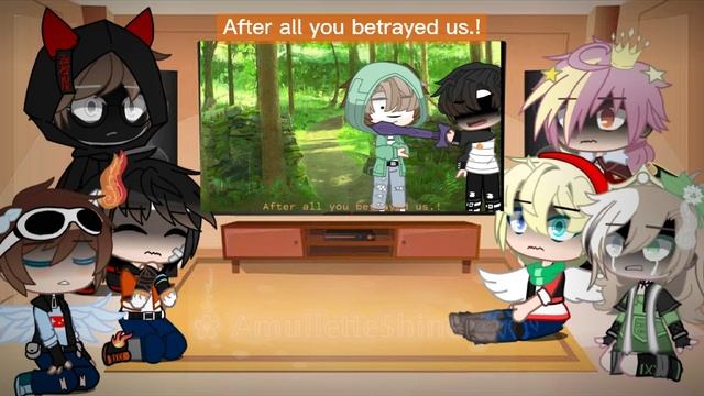 DreamSMP Reacts To Dream // Angst // GCRV // • AmulletteShine •