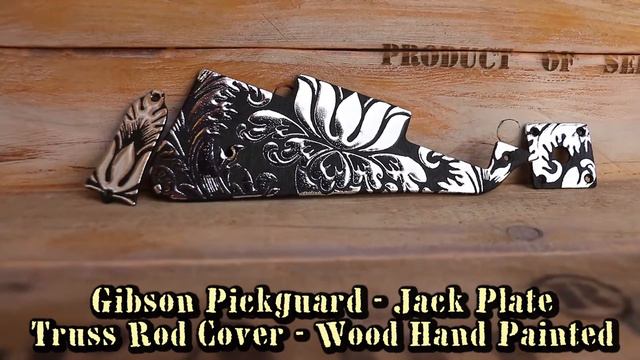Gibson Pickguard Hand Painted Liquid Metal смотреть онлайн