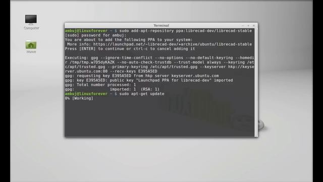 Install LibreCAD ( An Open Source CAD Tool ) In Linux Mint (Ubuntu) смотреть онлайн