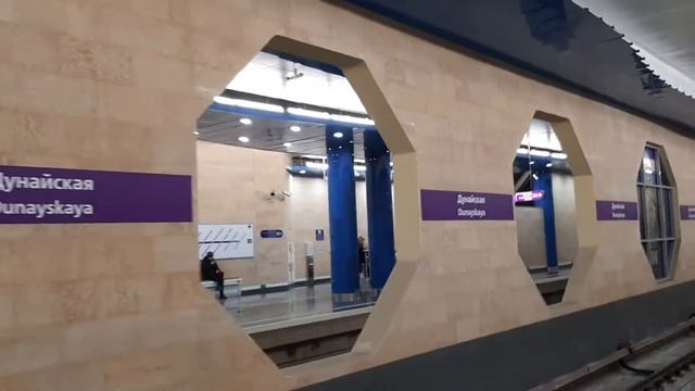 Ride In St.Petersburg - Dunayskaya Metro Station (станция метро Дунайская, Санкт-Петербург)