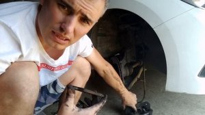 Замена передних колодок на Солярисе 2.