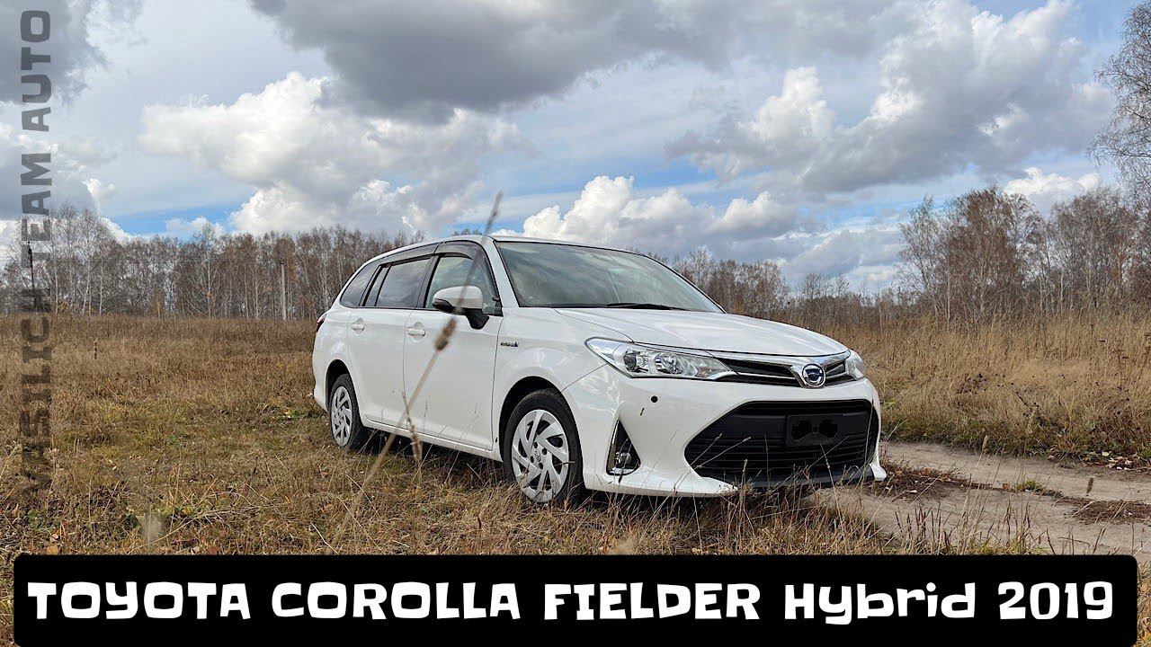 Знакомство с TOYOTA COROLLA FIELDER Hybrid 2019 года смотреть онлайн