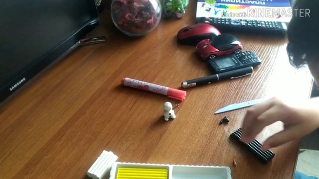 Как слепить снеговика из пластилина! смотреть онлайн