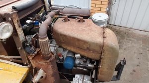 Мини-трактор 4х4 с модернизированным двигателем УД-2