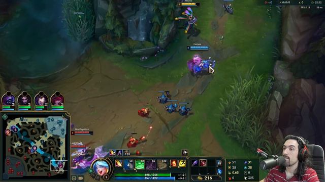 НЕКРОС И КРИСТИНА НА ЛИНИИ В ЛИГЕ ЛЕГЕНД - League of Legends / Лига Легенд смотреть онлайн
