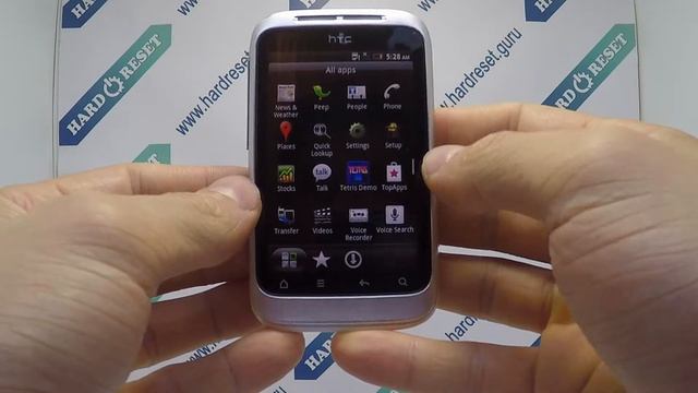 How to Factory Reset through menu on HTC Wildfire PG76100? смотреть онлайн
