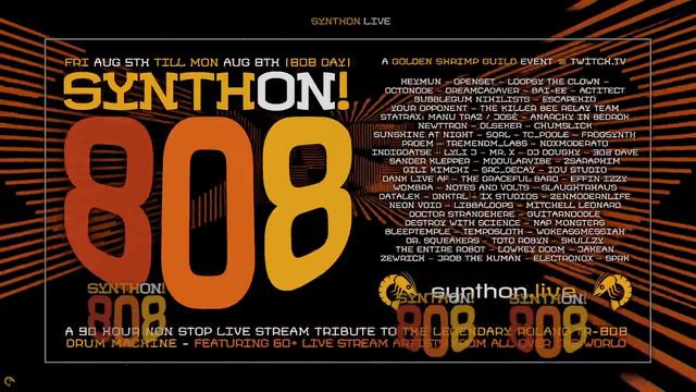 — 808 SHUTTLEBUS — interactive electronic live music — SYNTHON! 808 — ISO22080501 смотреть онлайн