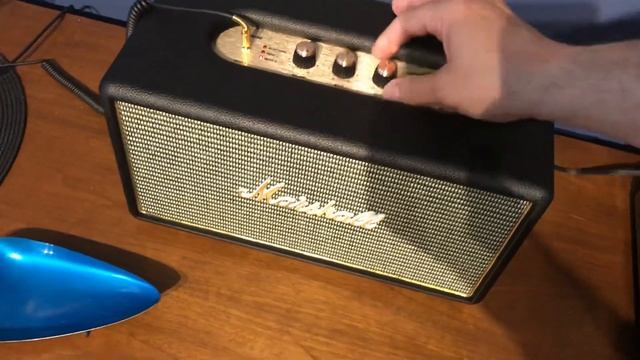 Marshall Stanmore Bluetooth speaker honest review & sound test with turntable Alexa and iPhone 2018 смотреть онлайн