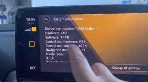 Volkswagen ID4, настройка времени, даты, значений величин, изменение языка меню.