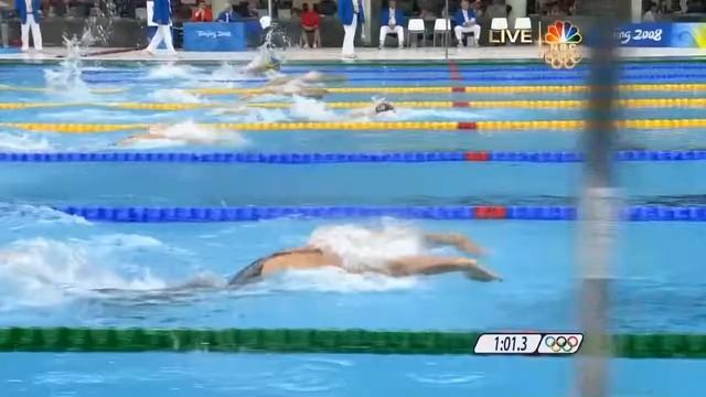 Легендарные 200 м Баттерфляй Майкла Фелпса в Пекине на ОИ 2008. Мировой Рекорд и 10-е Золото ОИ смотреть онлайн