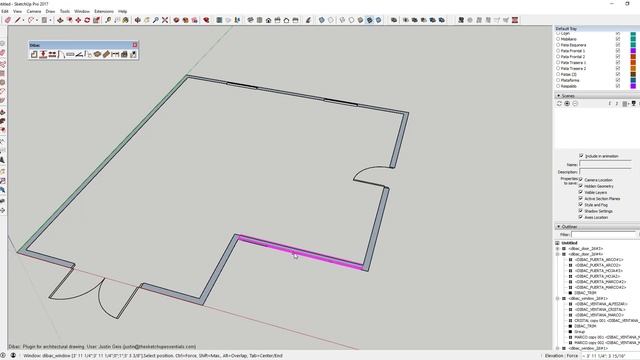 Architectural Modeling with Dibac - SketchUp Plugin of the Week #34 смотреть онлайн