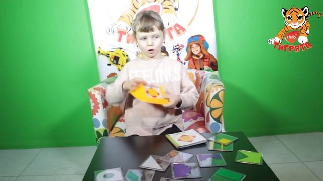 Дарья Клочкова | Обзор игры Цветовой код от Bondibon Smart Games| Студия видеоблогеров Тигрята смотреть онлайн