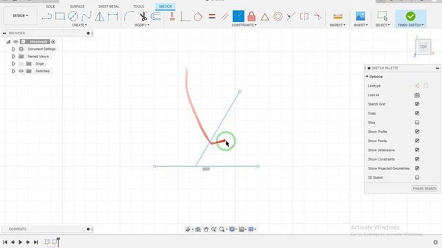 How to use Sketch Constraints and Dimensions || Fusion 360 tutorial for beginners Part 04 смотреть онлайн