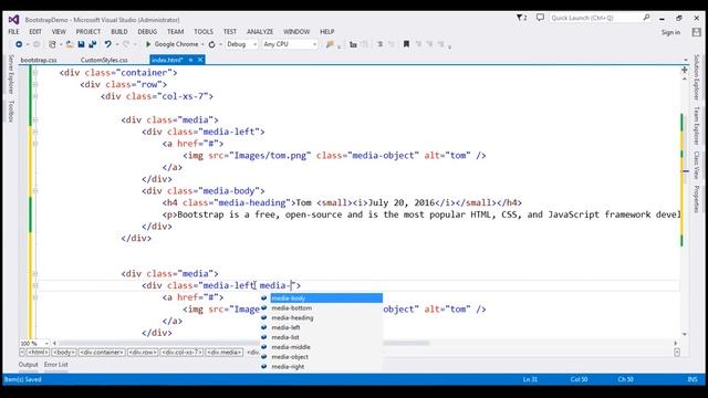 Bootstrap media object смотреть онлайн