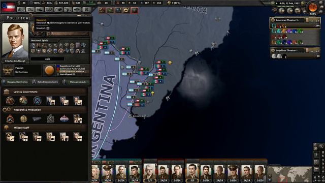 Hearts of Iron IV - United States - Episode 39 - Agentina смотреть онлайн