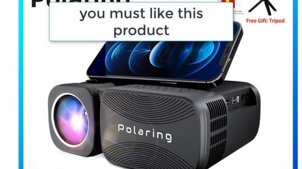 Best Projector For Cinema Game Outdoor | Polaring A1 A1Pro 1080P Digital Projector Video Projector