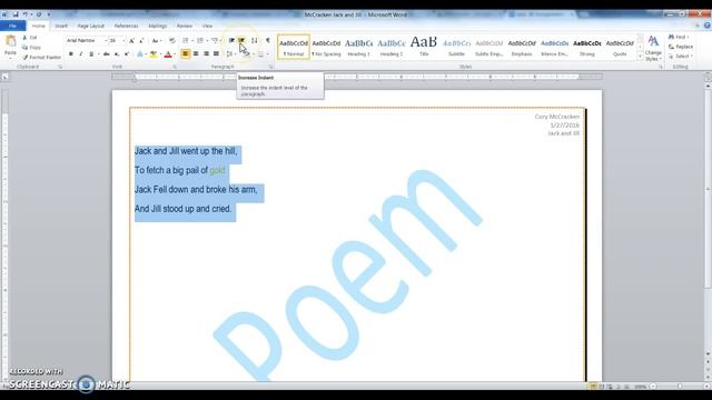 Indent Poem смотреть онлайн