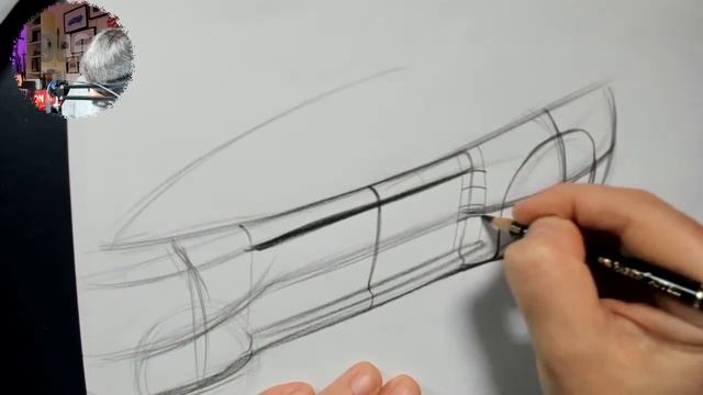 SKETCHING CARS LIVE - Reflections PART 2, Luciano Bove смотреть онлайн