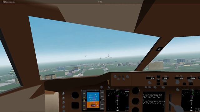 Flightline Roblox - 747 Cockpit Landing смотреть онлайн