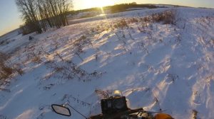 зимние продубас на иж планета 4 и иж планета 5(часть1)