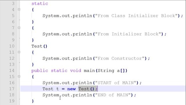 JAVA - Initializer Block смотреть онлайн