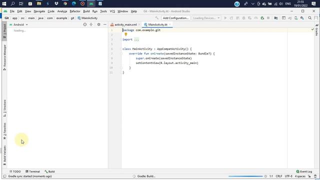 Making git apps | Introduction and setting project смотреть онлайн
