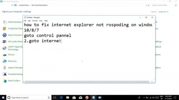 how to fix internet explorer has stopped working windows 10