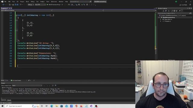 C# Tutorial for Beginners 17 : Multi Dimensional Arrays смотреть онлайн
