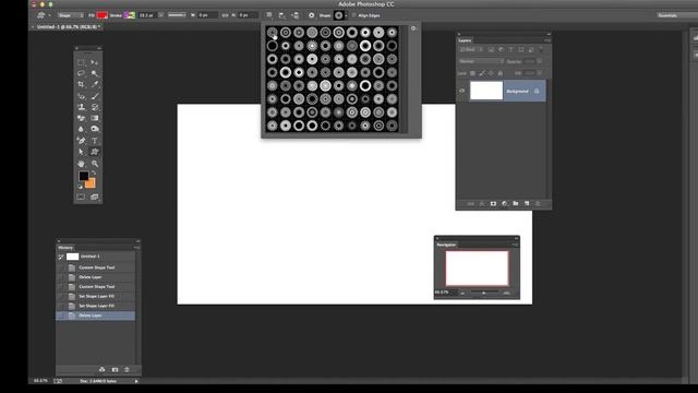 Photoshop CC : Custom shapes tool presets in Photoshop how-to смотреть онлайн