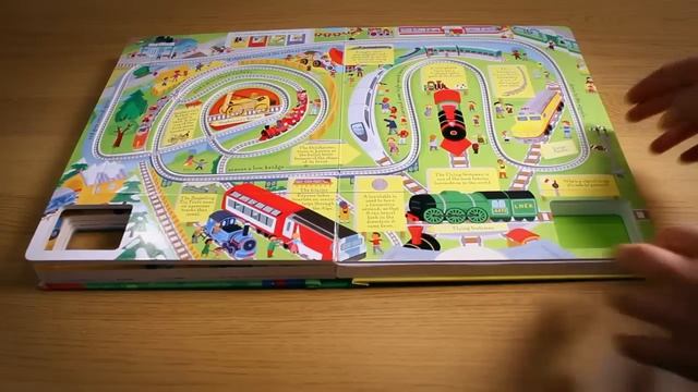 The Usborne Wind-up Train Book with Slot-together Tracks - in action! смотреть онлайн