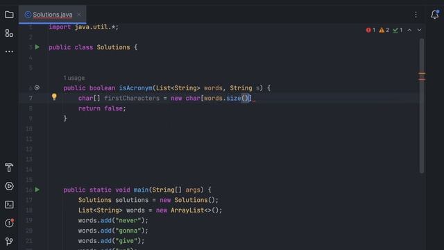 LeetCode 2828. Check if a String Is an Acronym of Words | Java Solution | Easy смотреть онлайн