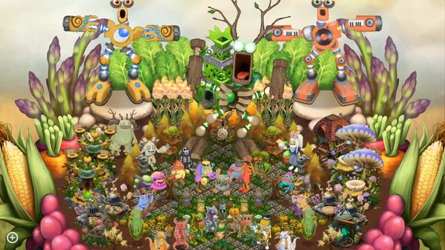 Vegetable Medley Plant Island - Full Song SPEED UP (My Singing Monsters) смотреть онлайн