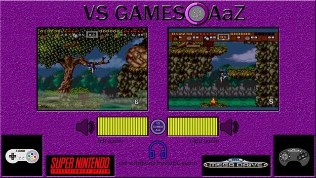 3 ninjas kick back SNES vs Sega Genesis/side by side comparison graphics смотреть онлайн