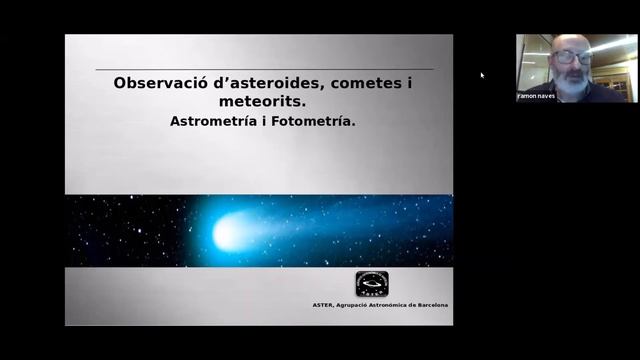 Conferència SAF Per Ramón Naves - L'observació De Cometes I Asteroides