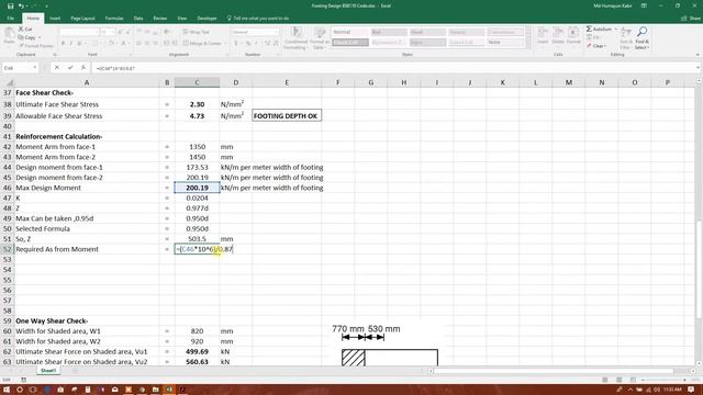PREPARING EXCEL SHEET FOR FOOTING DESIGN IN DETAILS-PART4 смотреть онлайн