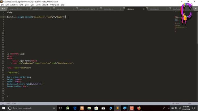 codecombination loginform-Create simple Login Form with Php mysqli database смотреть онлайн