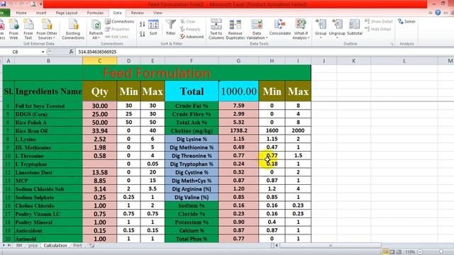 Poultry Feed Formulation Software смотреть онлайн