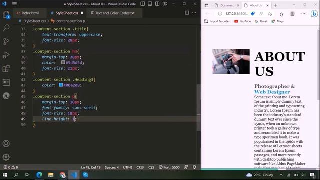 How To Create a Responsive About Us Page Using HTML and CSS | Read More Read Less Button смотреть онлайн