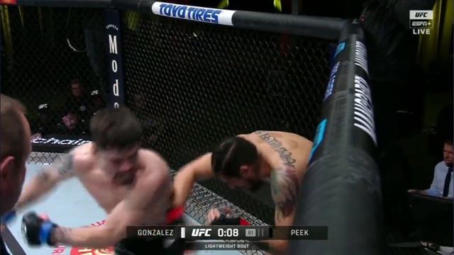 UFC FIGHT NIGHT | Trevor Peek Insane Finish смотреть онлайн